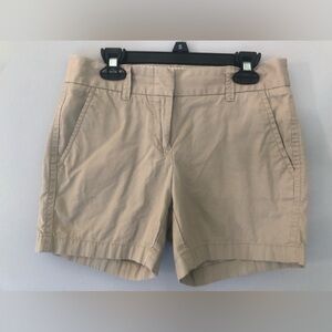 J. Crew Beige Chino Shorts